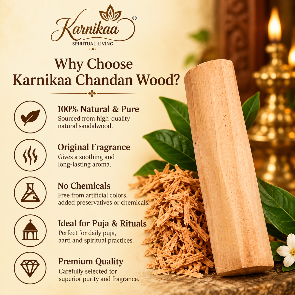 Sandalwood – Karnikaa Chandan Pure Spiritual Sandalwood