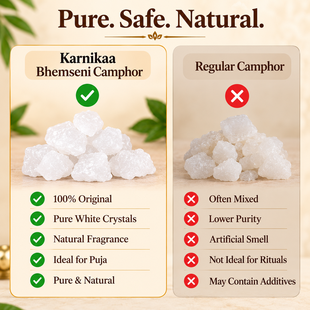 100% Pure Bhimseni Camphor (Kapoor) – Pure Safe Natural Camphor Comparison 2edf5b89 56cc 47f9 9c56 8dac45067781