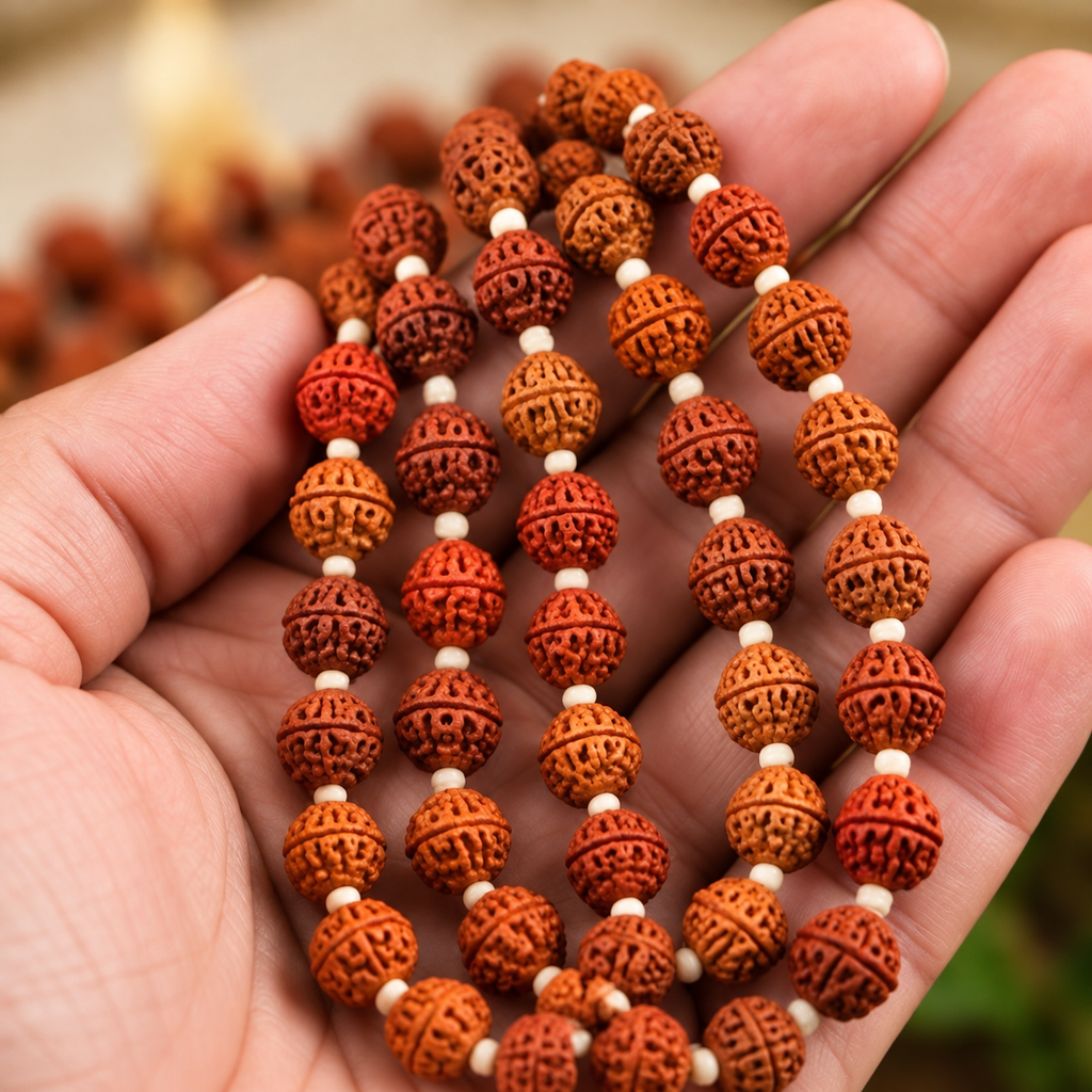 Rudraksha Mala – Rudraksha Mala Restinginan Open Palm