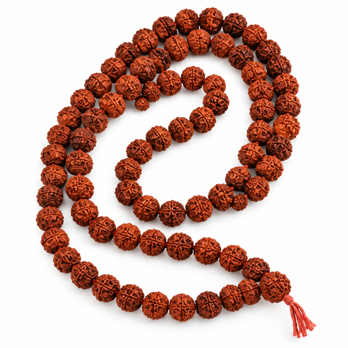 Rudraksha Mala – Rudraksha Mala Spiralon White
