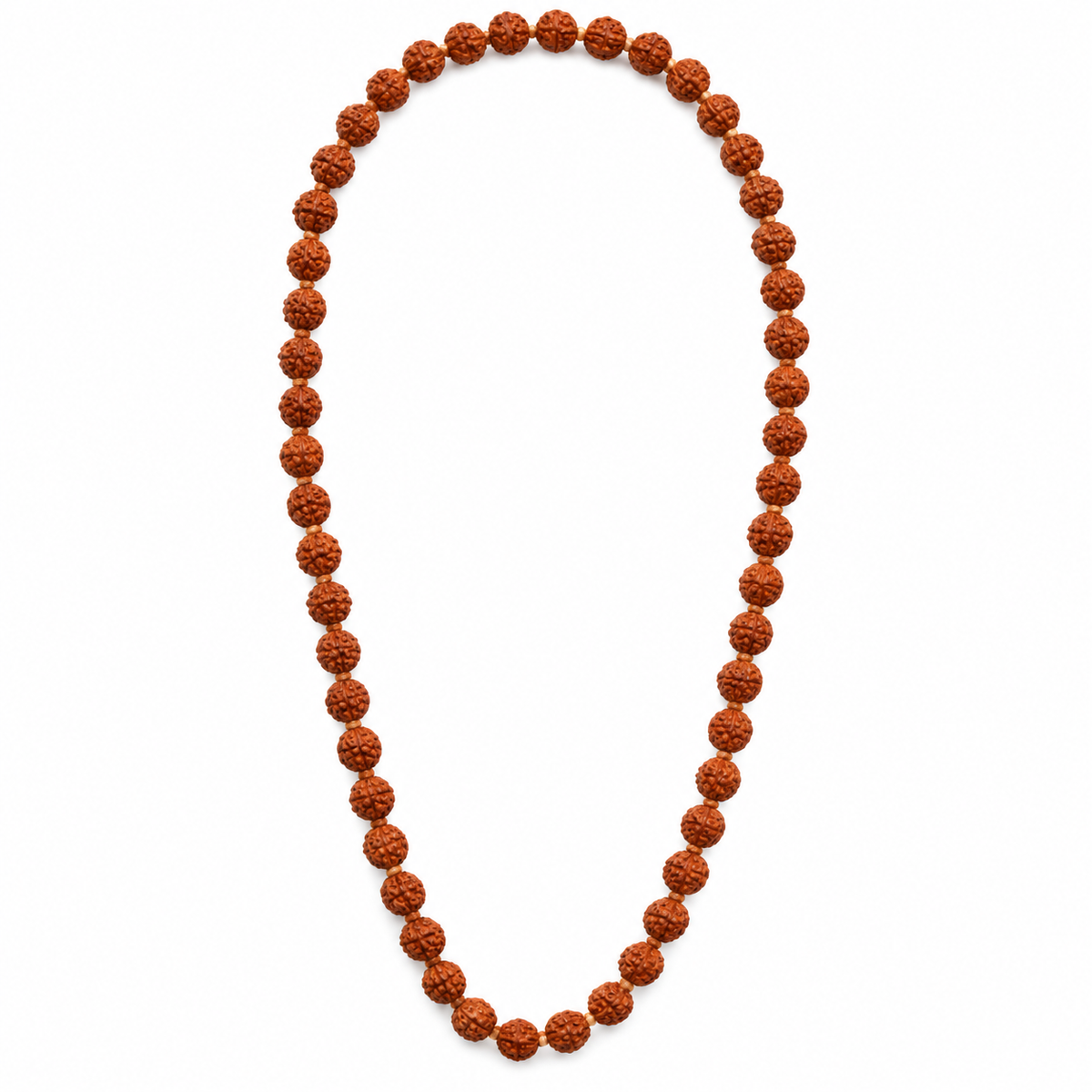 Rudraksha Mala – Rudraksha Mala on White Background